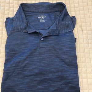 Haggar Blue Performance Polo Shirt